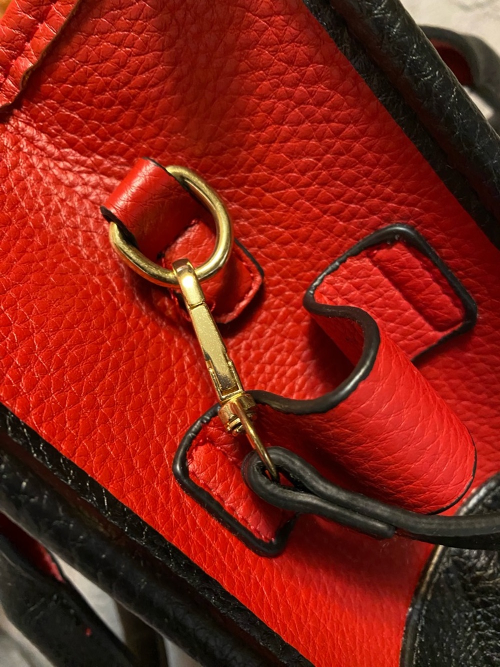 Red and Black 'The Tote Bag' Tote - Picture 6 of 6